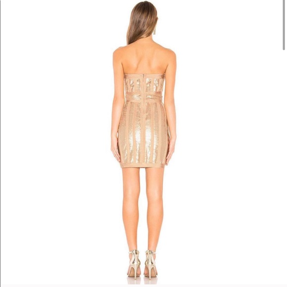 by the way. Shaya Sequin Bandage Dress in Nude - Picture 2 of 6